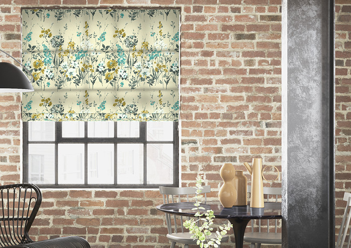 Wild Meadow, Pistachio - Twist&Fit Roman Blind - Image 3